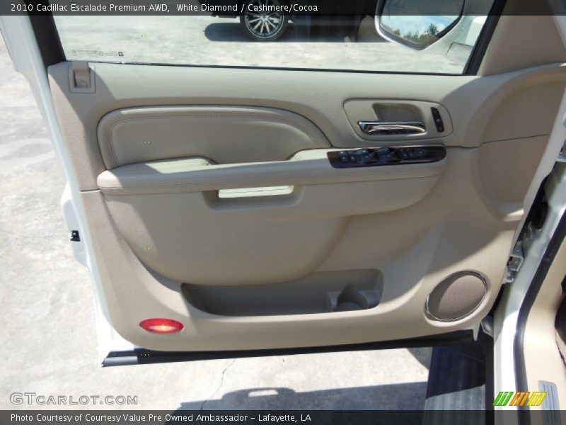 White Diamond / Cashmere/Cocoa 2010 Cadillac Escalade Premium AWD