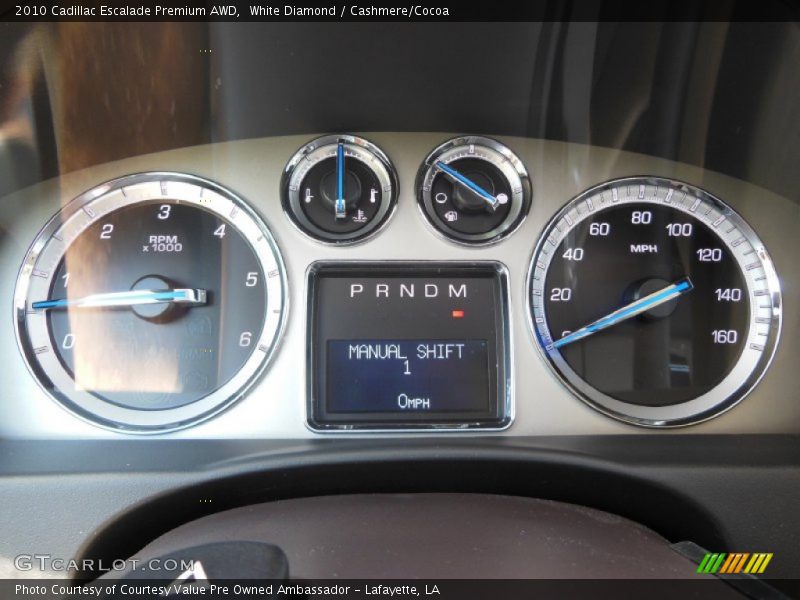 White Diamond / Cashmere/Cocoa 2010 Cadillac Escalade Premium AWD