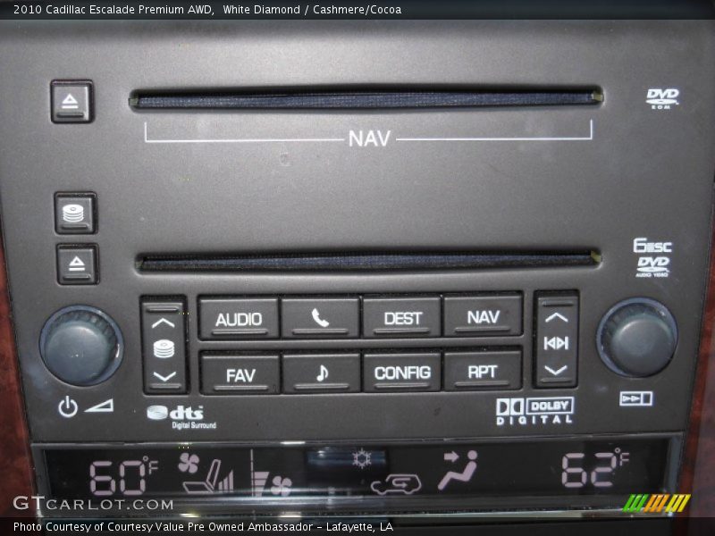 White Diamond / Cashmere/Cocoa 2010 Cadillac Escalade Premium AWD