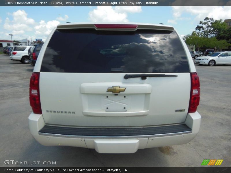 White Diamond Tintcoat / Light Titanium/Dark Titanium 2009 Chevrolet Suburban LTZ 4x4