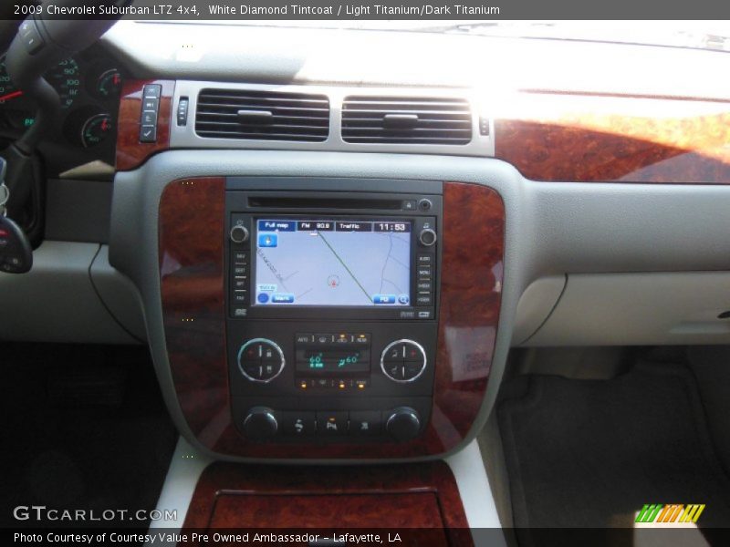 White Diamond Tintcoat / Light Titanium/Dark Titanium 2009 Chevrolet Suburban LTZ 4x4