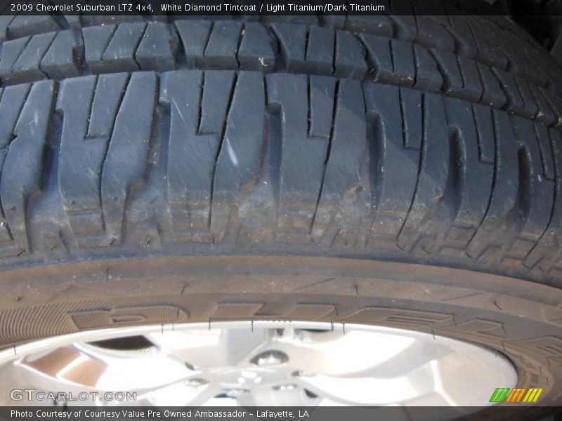 White Diamond Tintcoat / Light Titanium/Dark Titanium 2009 Chevrolet Suburban LTZ 4x4