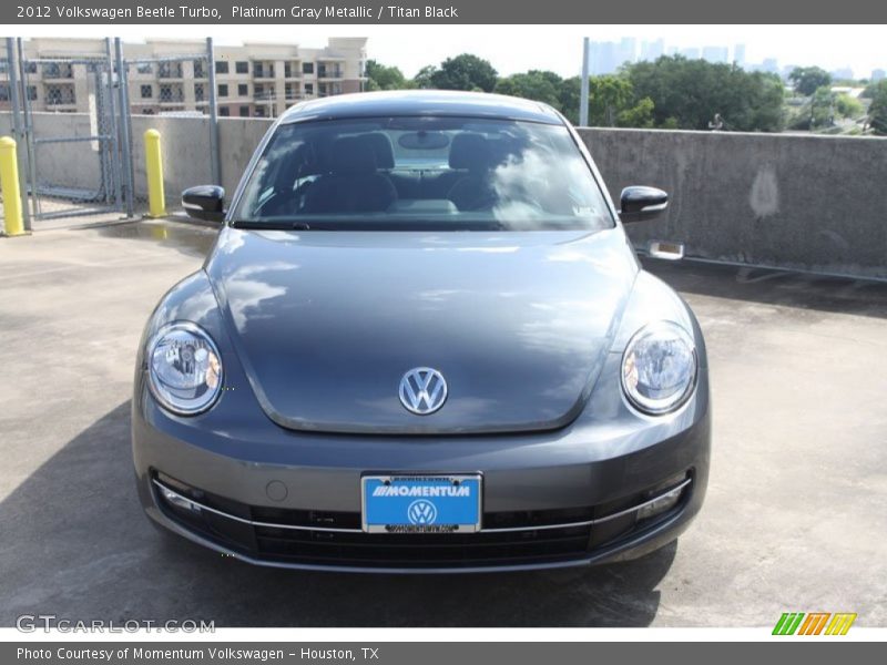 Platinum Gray Metallic / Titan Black 2012 Volkswagen Beetle Turbo