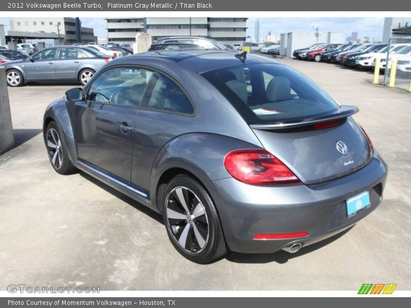 Platinum Gray Metallic / Titan Black 2012 Volkswagen Beetle Turbo