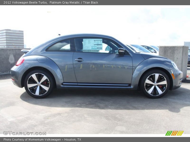 Platinum Gray Metallic / Titan Black 2012 Volkswagen Beetle Turbo