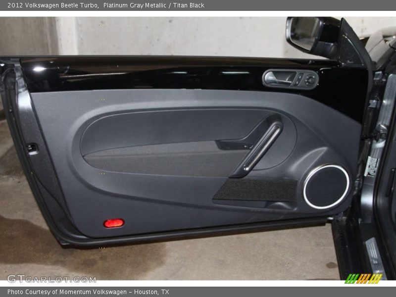 Platinum Gray Metallic / Titan Black 2012 Volkswagen Beetle Turbo