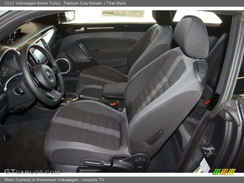 Platinum Gray Metallic / Titan Black 2012 Volkswagen Beetle Turbo