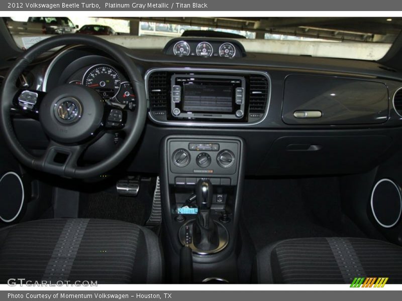 Platinum Gray Metallic / Titan Black 2012 Volkswagen Beetle Turbo