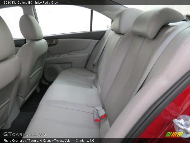 Spicy Red / Gray 2010 Kia Optima EX