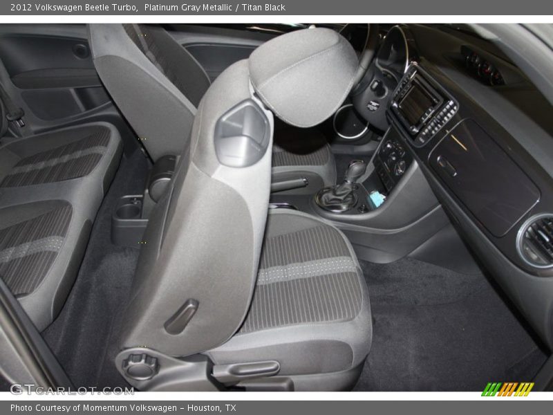 Platinum Gray Metallic / Titan Black 2012 Volkswagen Beetle Turbo