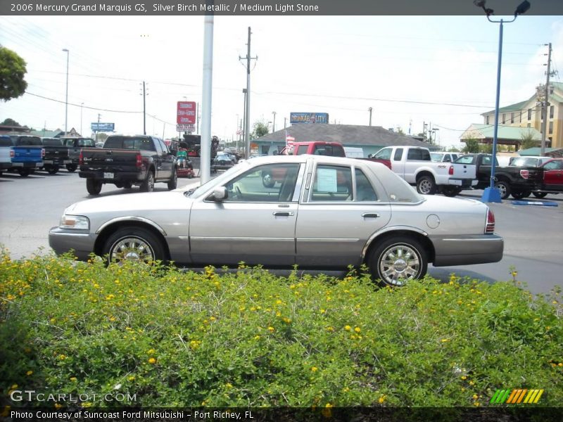 Silver Birch Metallic / Medium Light Stone 2006 Mercury Grand Marquis GS