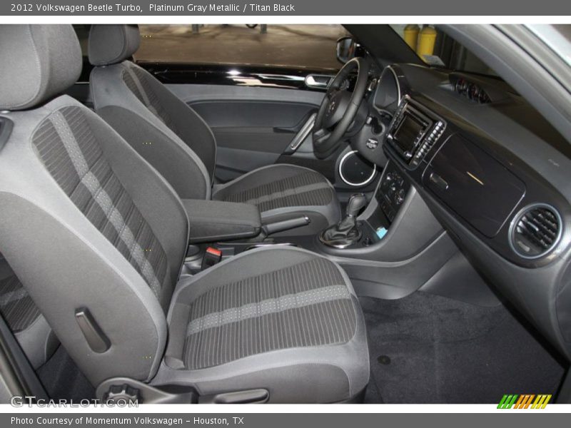 Platinum Gray Metallic / Titan Black 2012 Volkswagen Beetle Turbo