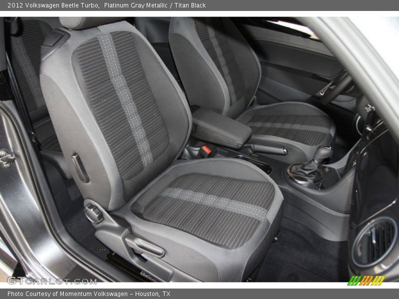 Platinum Gray Metallic / Titan Black 2012 Volkswagen Beetle Turbo