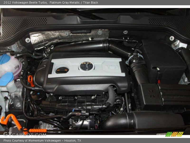 Platinum Gray Metallic / Titan Black 2012 Volkswagen Beetle Turbo