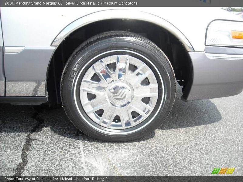 Silver Birch Metallic / Medium Light Stone 2006 Mercury Grand Marquis GS