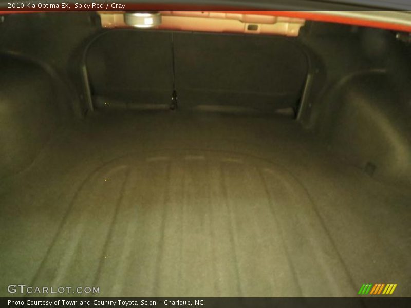 Spicy Red / Gray 2010 Kia Optima EX