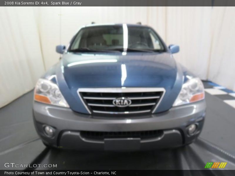 Spark Blue / Gray 2008 Kia Sorento EX 4x4