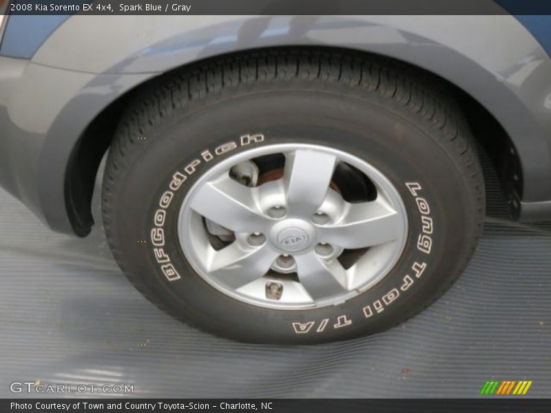 Spark Blue / Gray 2008 Kia Sorento EX 4x4