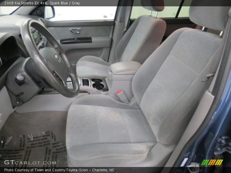 Spark Blue / Gray 2008 Kia Sorento EX 4x4