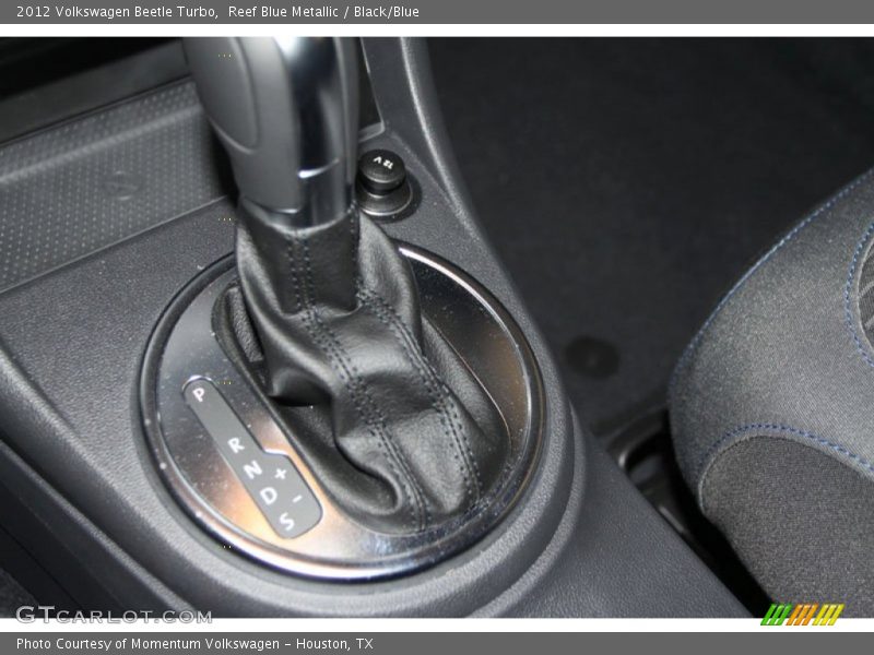 Reef Blue Metallic / Black/Blue 2012 Volkswagen Beetle Turbo