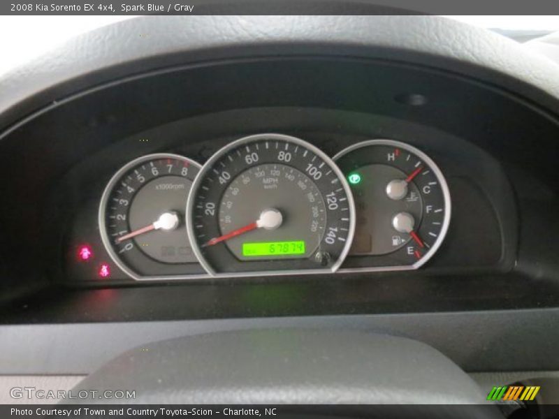 Spark Blue / Gray 2008 Kia Sorento EX 4x4