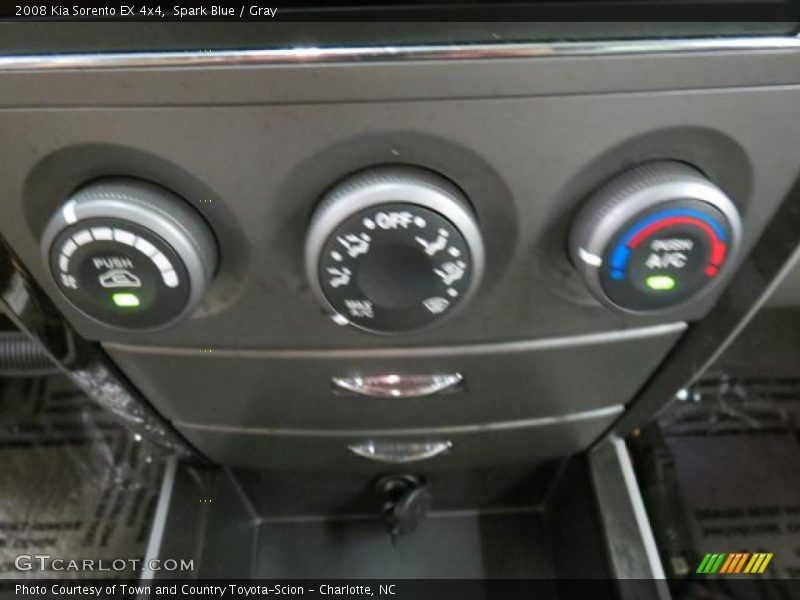 Spark Blue / Gray 2008 Kia Sorento EX 4x4