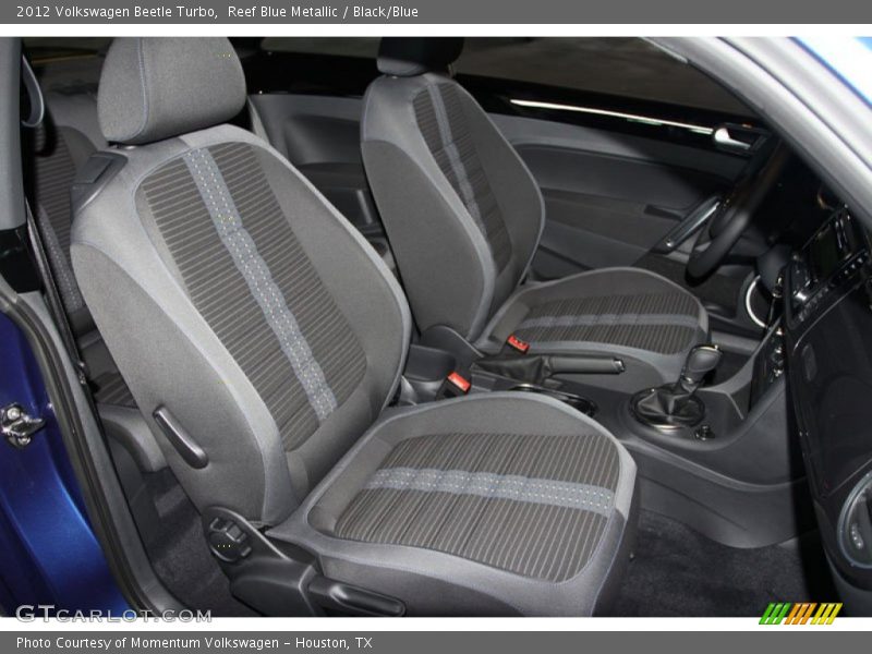 Reef Blue Metallic / Black/Blue 2012 Volkswagen Beetle Turbo