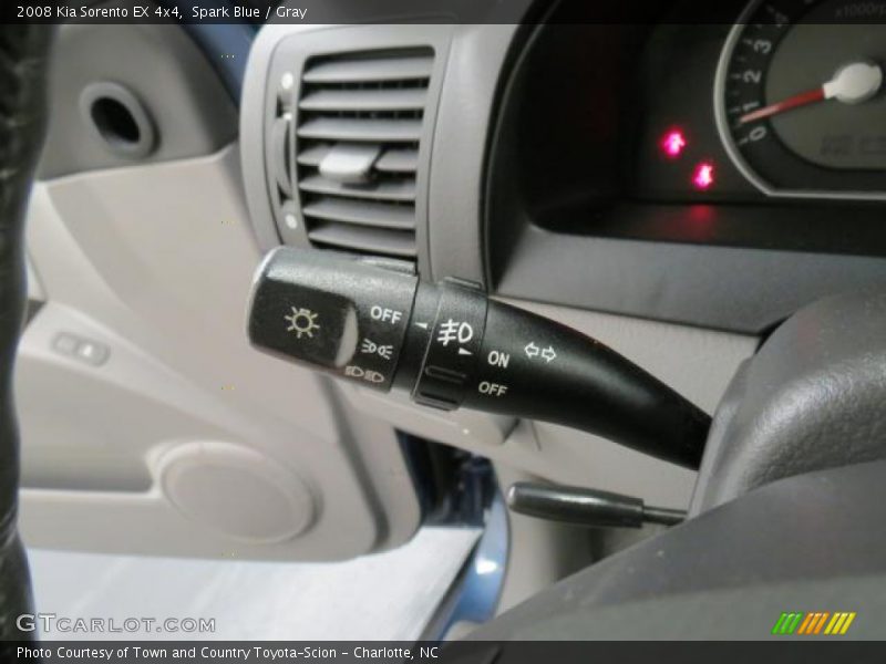 Spark Blue / Gray 2008 Kia Sorento EX 4x4