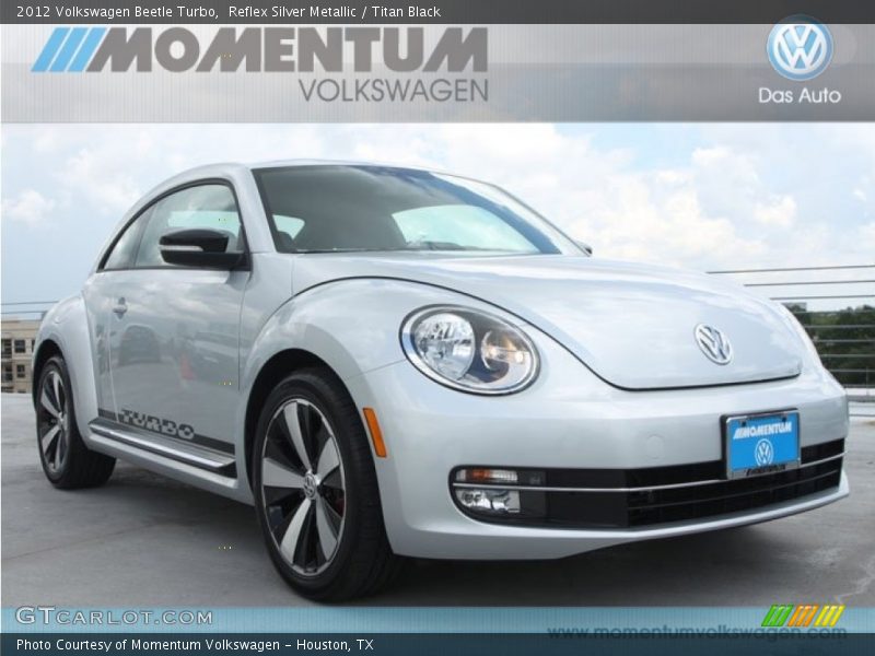 Reflex Silver Metallic / Titan Black 2012 Volkswagen Beetle Turbo