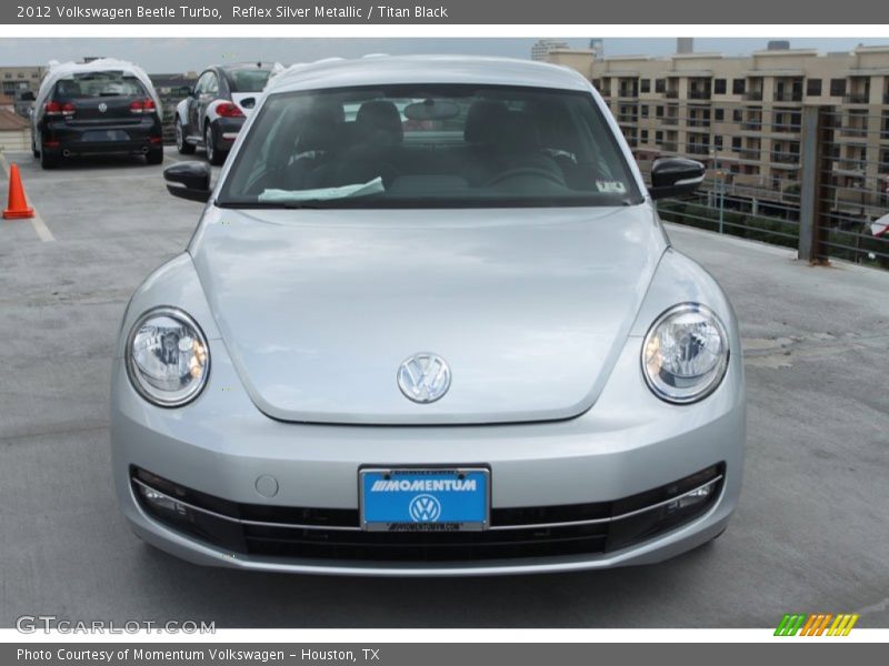 Reflex Silver Metallic / Titan Black 2012 Volkswagen Beetle Turbo