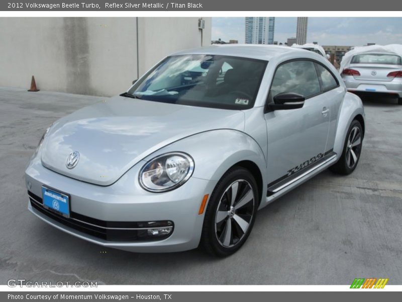 Reflex Silver Metallic / Titan Black 2012 Volkswagen Beetle Turbo