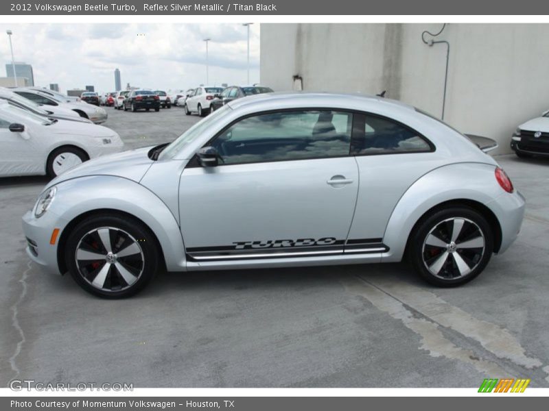 Reflex Silver Metallic / Titan Black 2012 Volkswagen Beetle Turbo