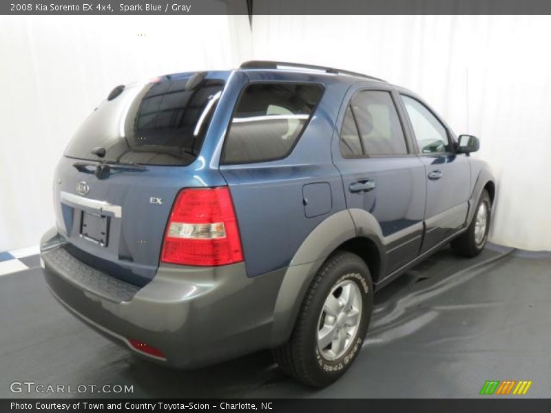 Spark Blue / Gray 2008 Kia Sorento EX 4x4