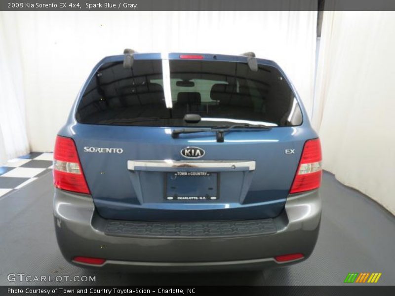 Spark Blue / Gray 2008 Kia Sorento EX 4x4