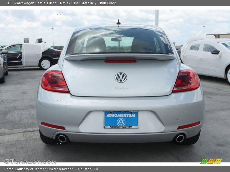 Reflex Silver Metallic / Titan Black 2012 Volkswagen Beetle Turbo