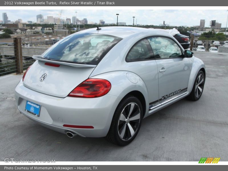 Reflex Silver Metallic / Titan Black 2012 Volkswagen Beetle Turbo