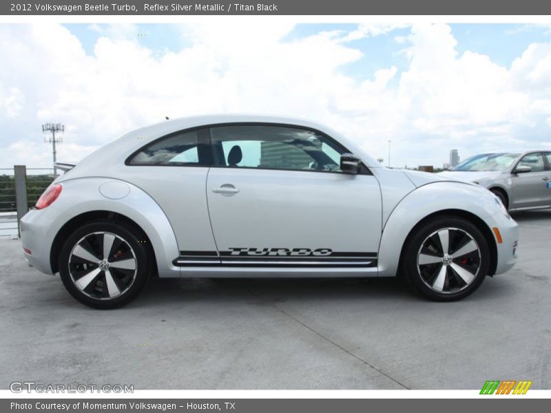 Reflex Silver Metallic / Titan Black 2012 Volkswagen Beetle Turbo