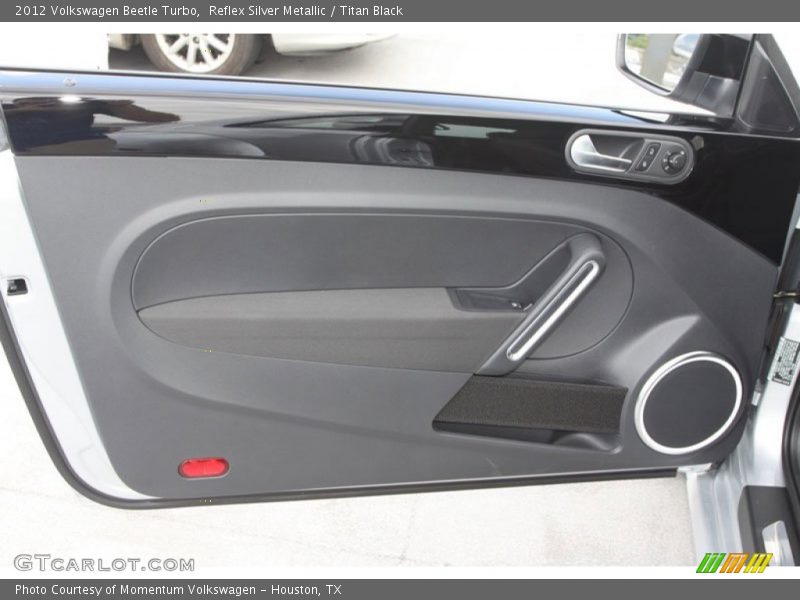Reflex Silver Metallic / Titan Black 2012 Volkswagen Beetle Turbo