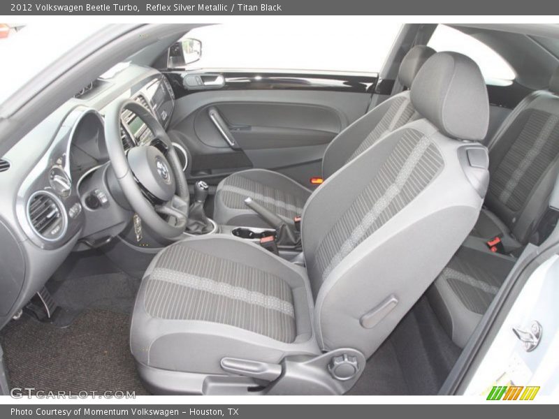 Reflex Silver Metallic / Titan Black 2012 Volkswagen Beetle Turbo
