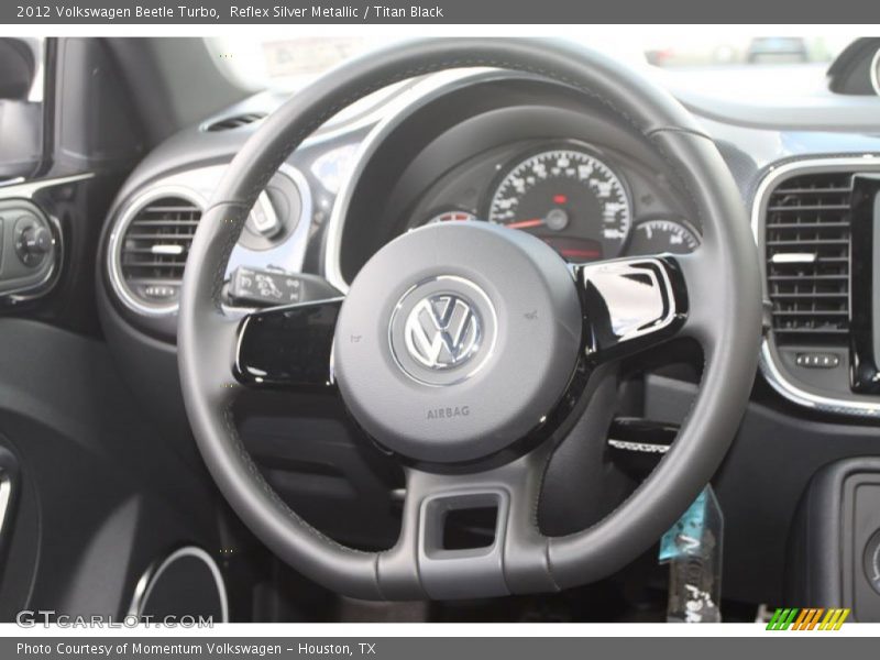 Reflex Silver Metallic / Titan Black 2012 Volkswagen Beetle Turbo