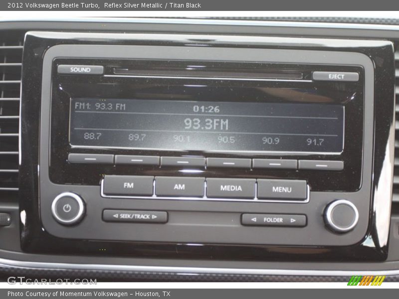 Reflex Silver Metallic / Titan Black 2012 Volkswagen Beetle Turbo