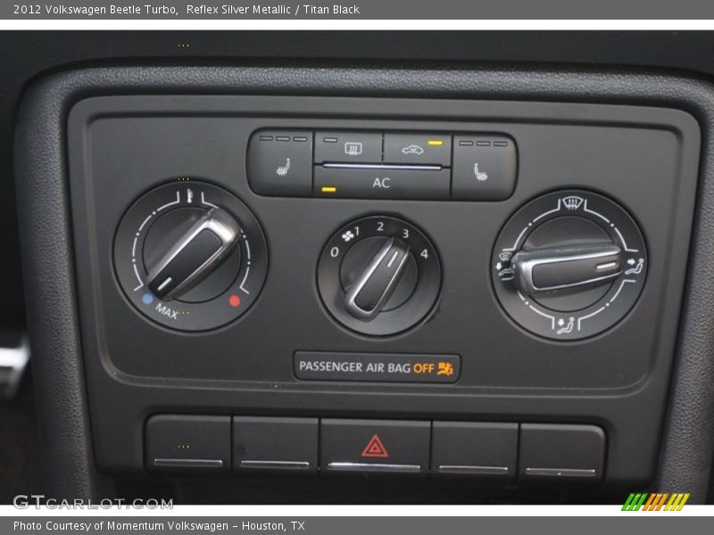 Reflex Silver Metallic / Titan Black 2012 Volkswagen Beetle Turbo