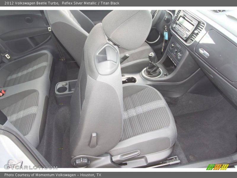 Reflex Silver Metallic / Titan Black 2012 Volkswagen Beetle Turbo