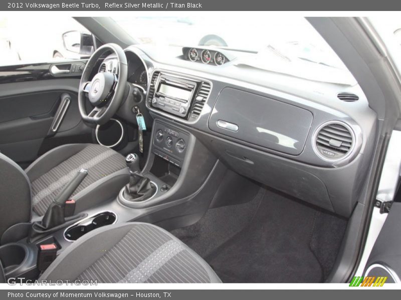 Reflex Silver Metallic / Titan Black 2012 Volkswagen Beetle Turbo