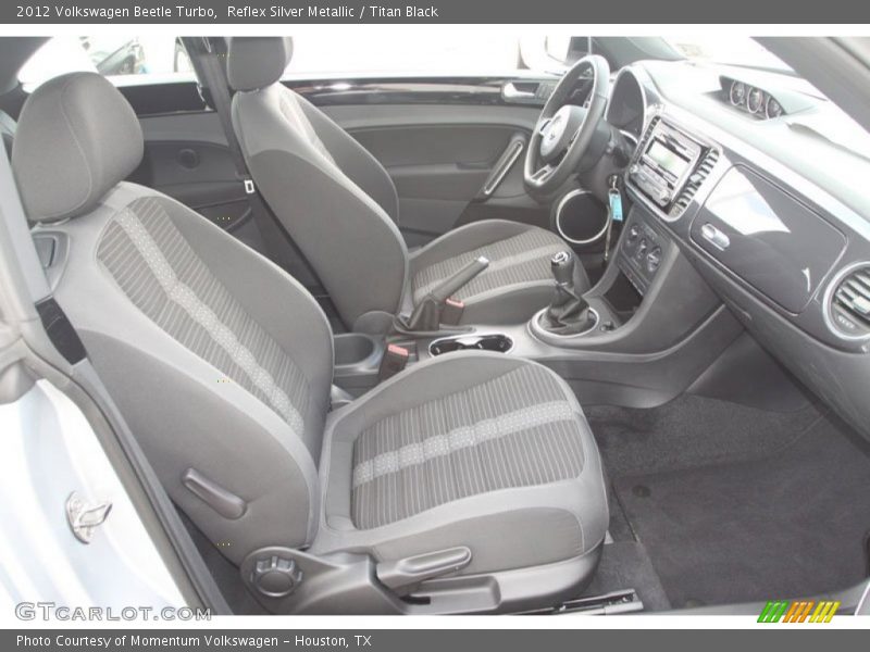 Reflex Silver Metallic / Titan Black 2012 Volkswagen Beetle Turbo
