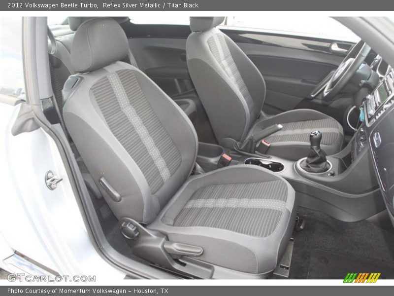 Reflex Silver Metallic / Titan Black 2012 Volkswagen Beetle Turbo
