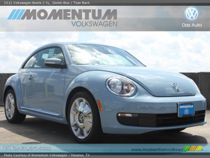 Denim Blue / Titan Black 2012 Volkswagen Beetle 2.5L