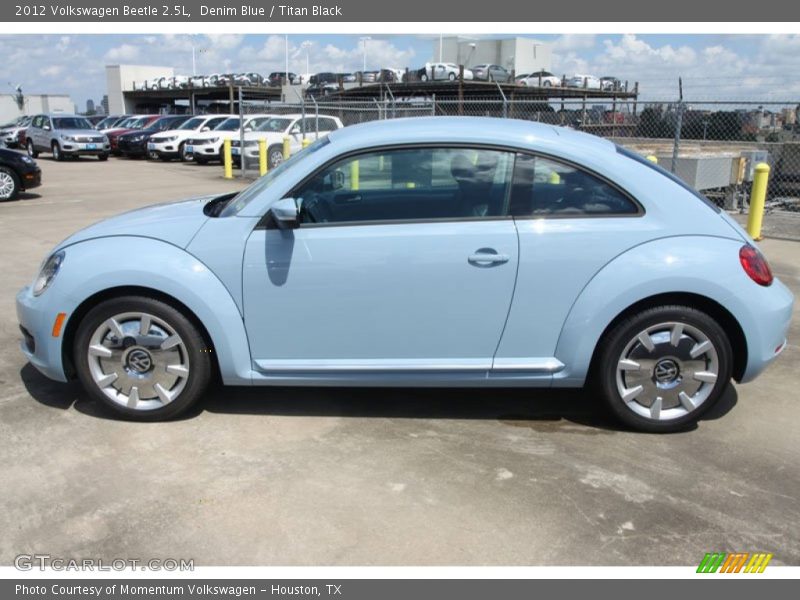 Denim Blue / Titan Black 2012 Volkswagen Beetle 2.5L