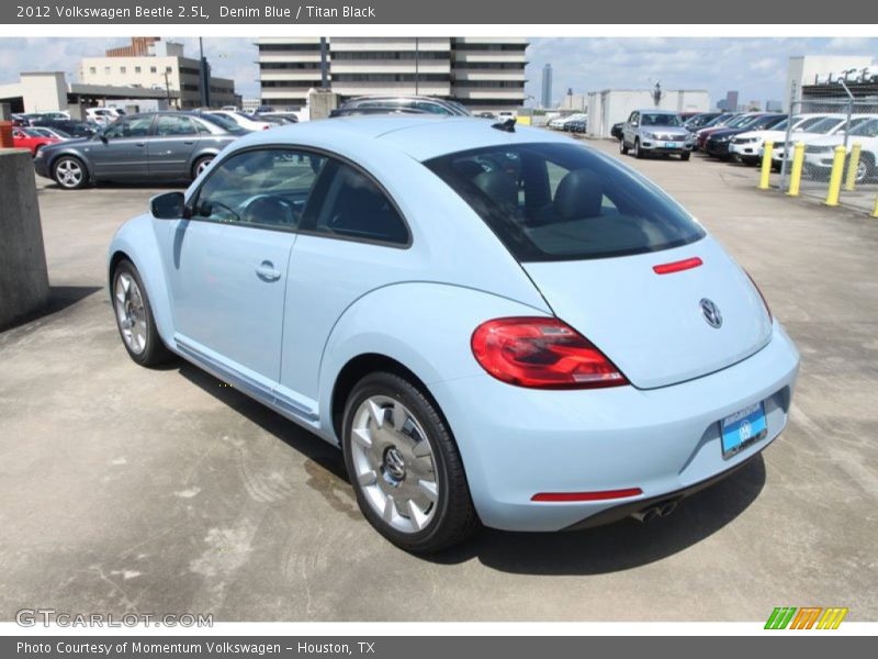 Denim Blue / Titan Black 2012 Volkswagen Beetle 2.5L