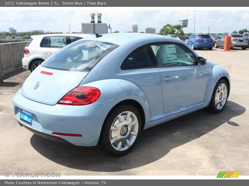 Denim Blue / Titan Black 2012 Volkswagen Beetle 2.5L